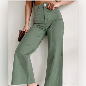 Anniewear wide leg denim Jeans